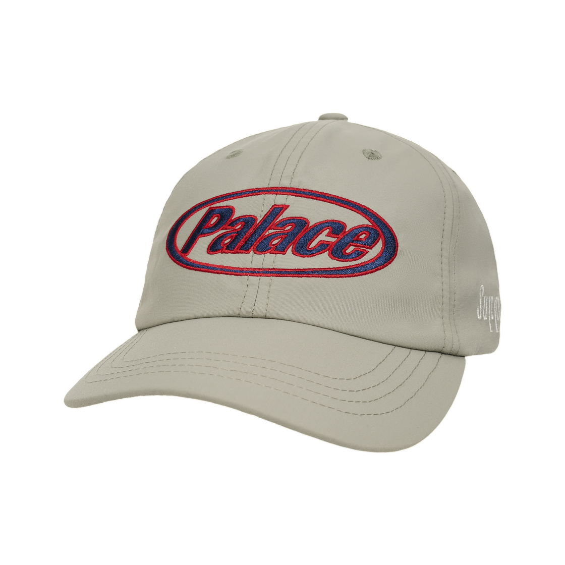 - Palace Supplex Locase Shell 6-Panel Stoney Grey - 26FW