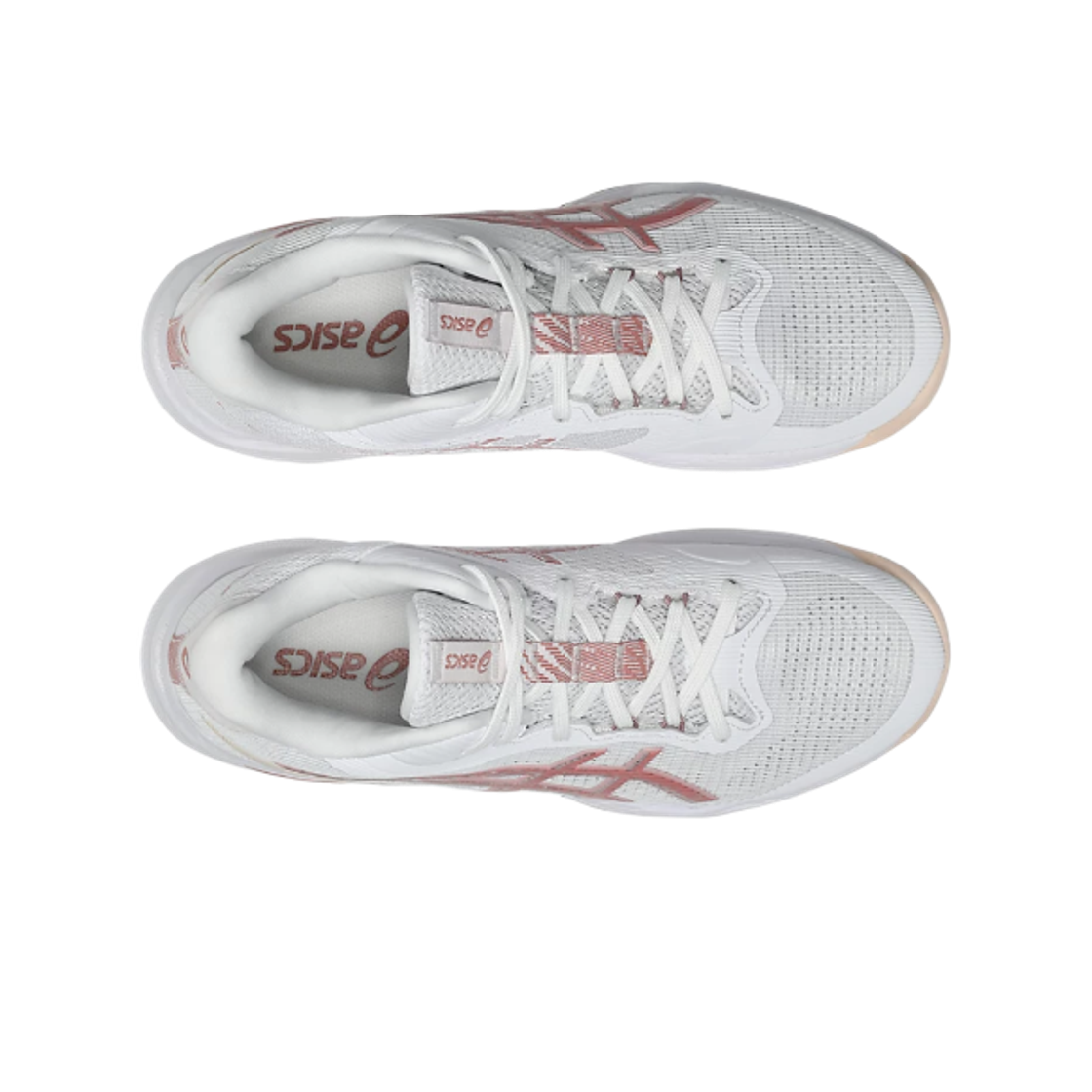 (W) 아식스 넷버너 발리스틱 FF MT 4 화이트 로즈 루즈((W) Asics Netburner Ballistic FF MT 4 White Rose Rouge) - 2