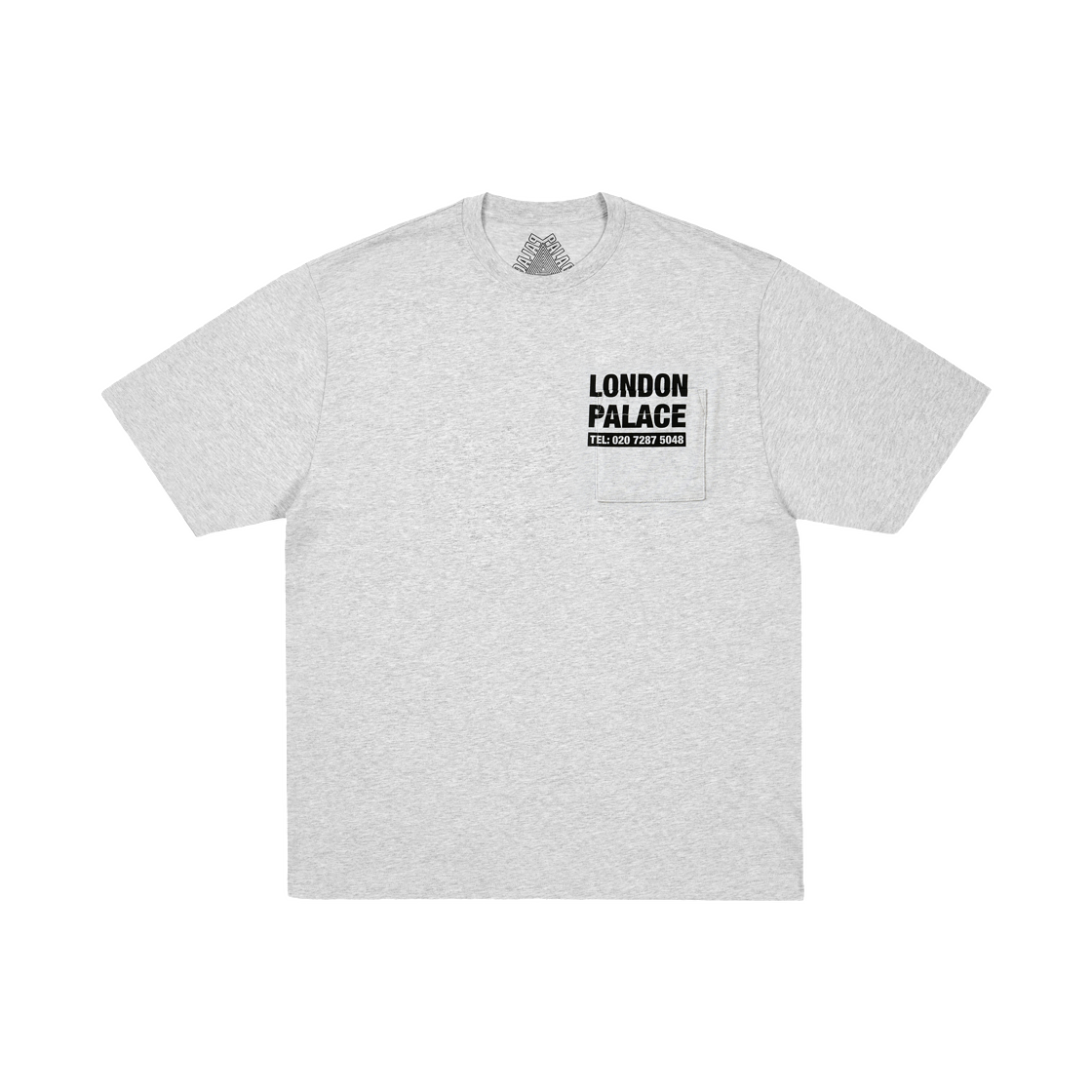 팔라스 샵 넘버 티셔츠 그레이 말 - 26FW(Palace Shop Numbers T-Shirt Grey Marl - 26FW) - 2