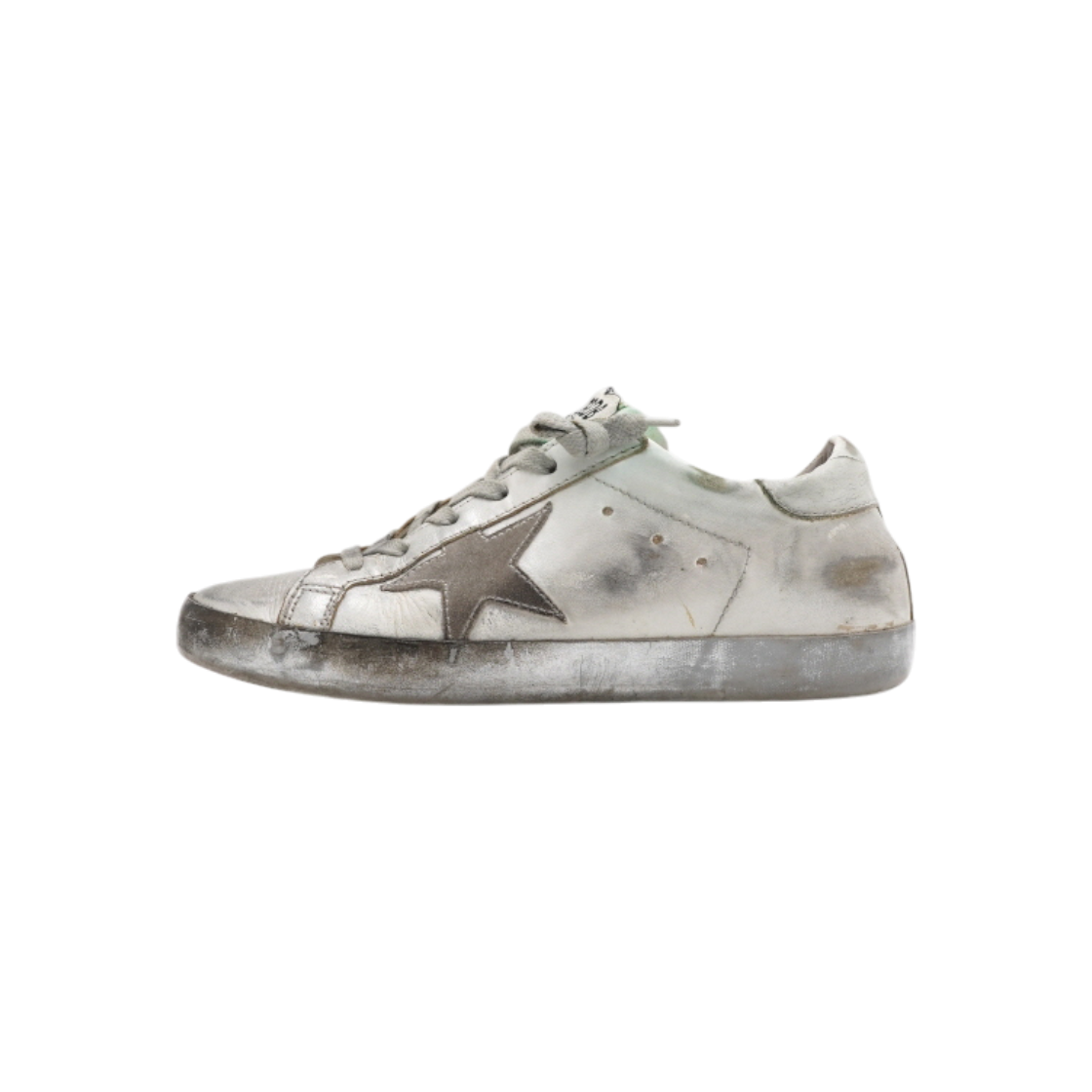 IT9G3EC8GT5C Golden Goose Silver Superstar Women Sneakers