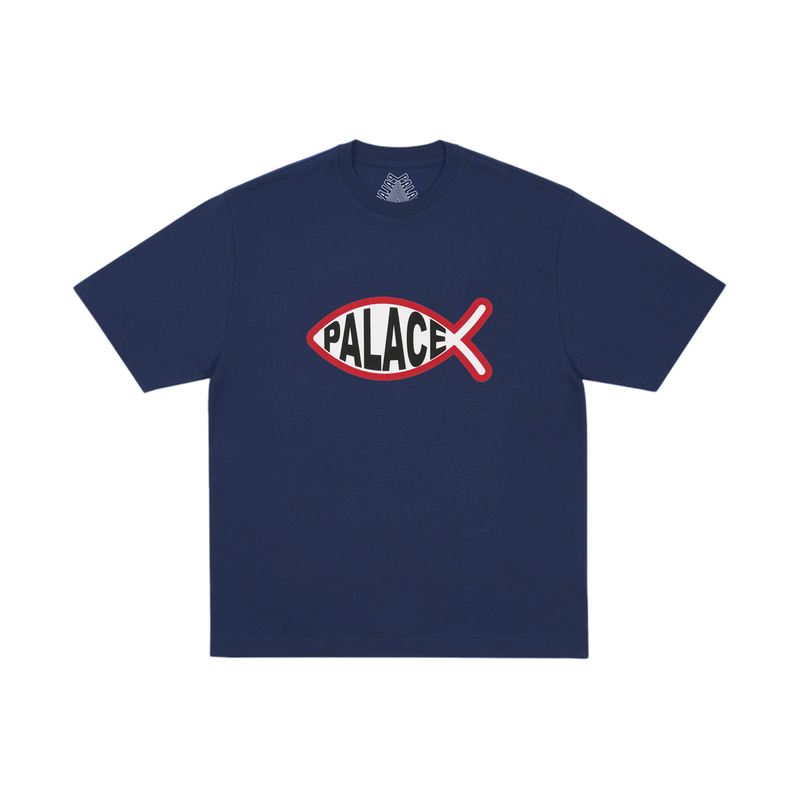 - Palace Plaice T-Shirt Navy - 26FW