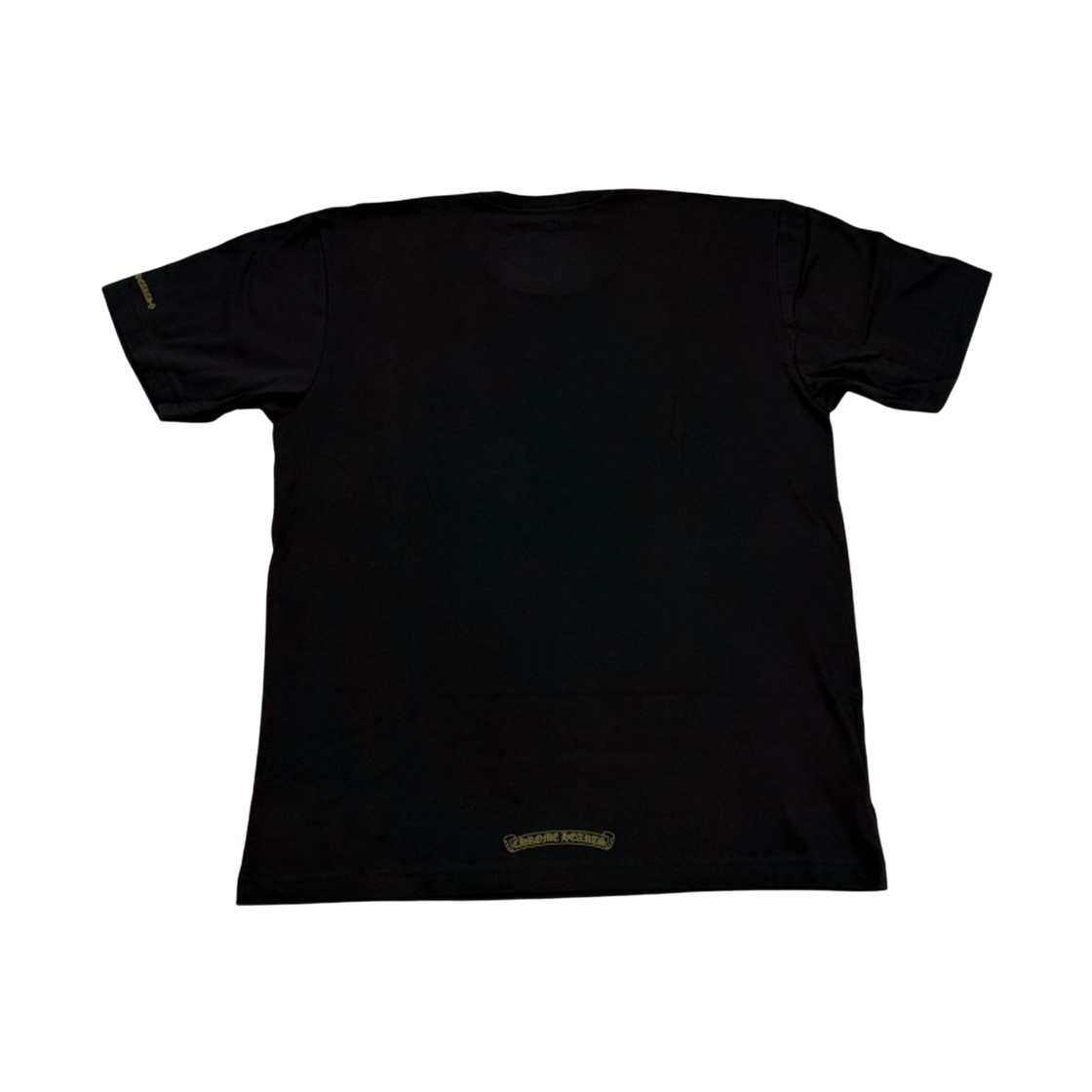 더도산 크롬하츠 레터링 반팔티(the dosan_ Chrome Hearts Neck Lettering T Shirt) - 2