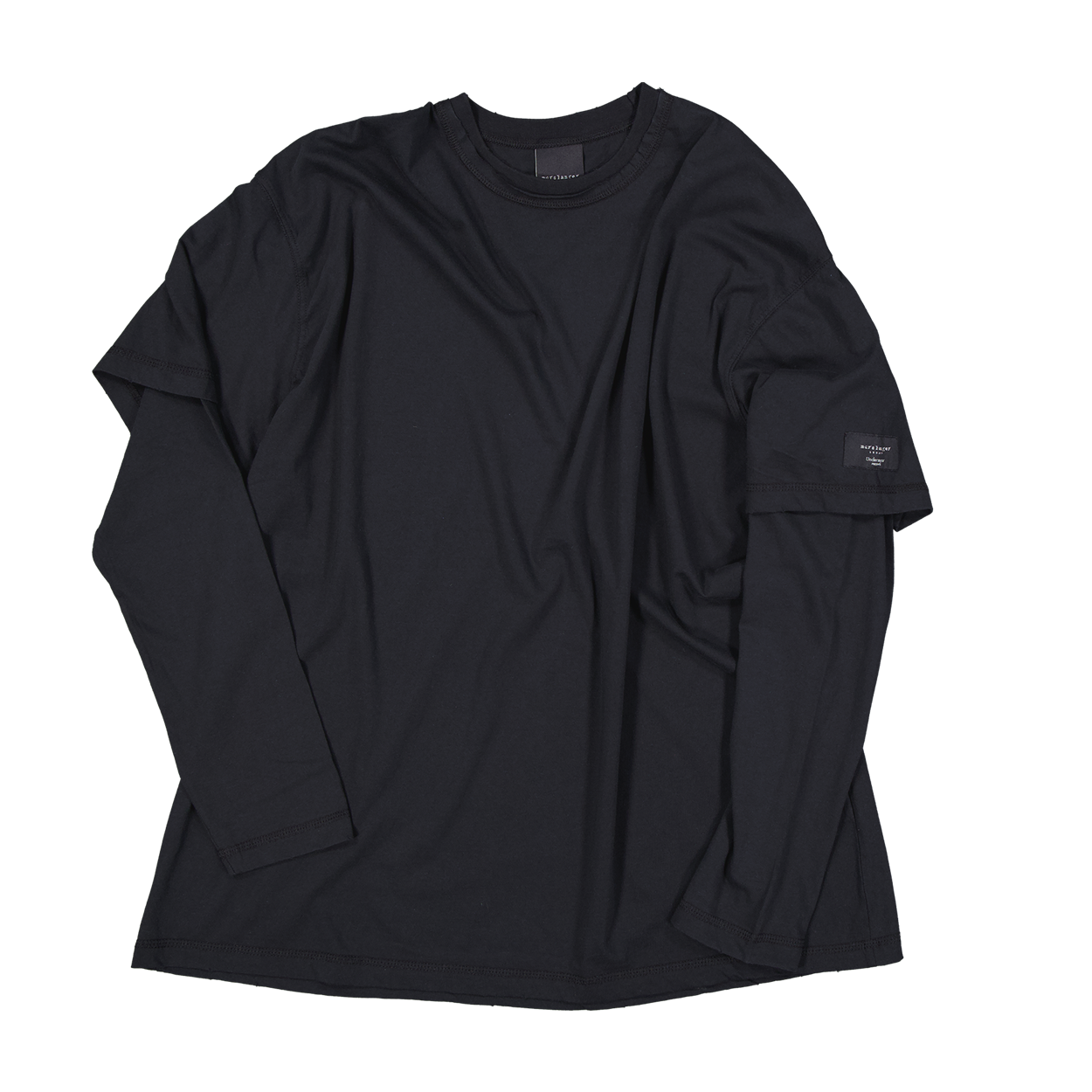 언더마이카 머슬랭거 언더레이어 롱 슬리브 티셔츠 블랙(Undermycar Murslanger Underlayer Long Sleeve T-Shirts Black) - 3