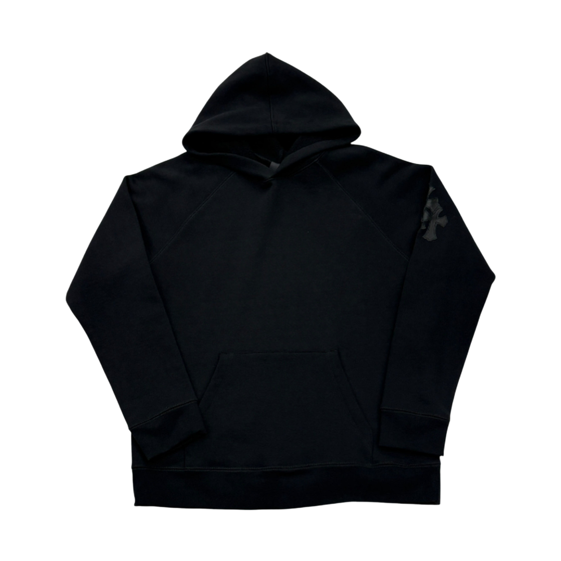970018 the dosan_ Chrome Hearts 3 Patches Hoodie