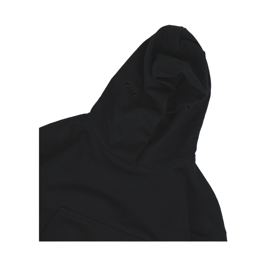 휴머러스 어카운트 빅 포켓 스웻 후드 블랙(humorous account Big Pk Sw Hoodie Black) - 4