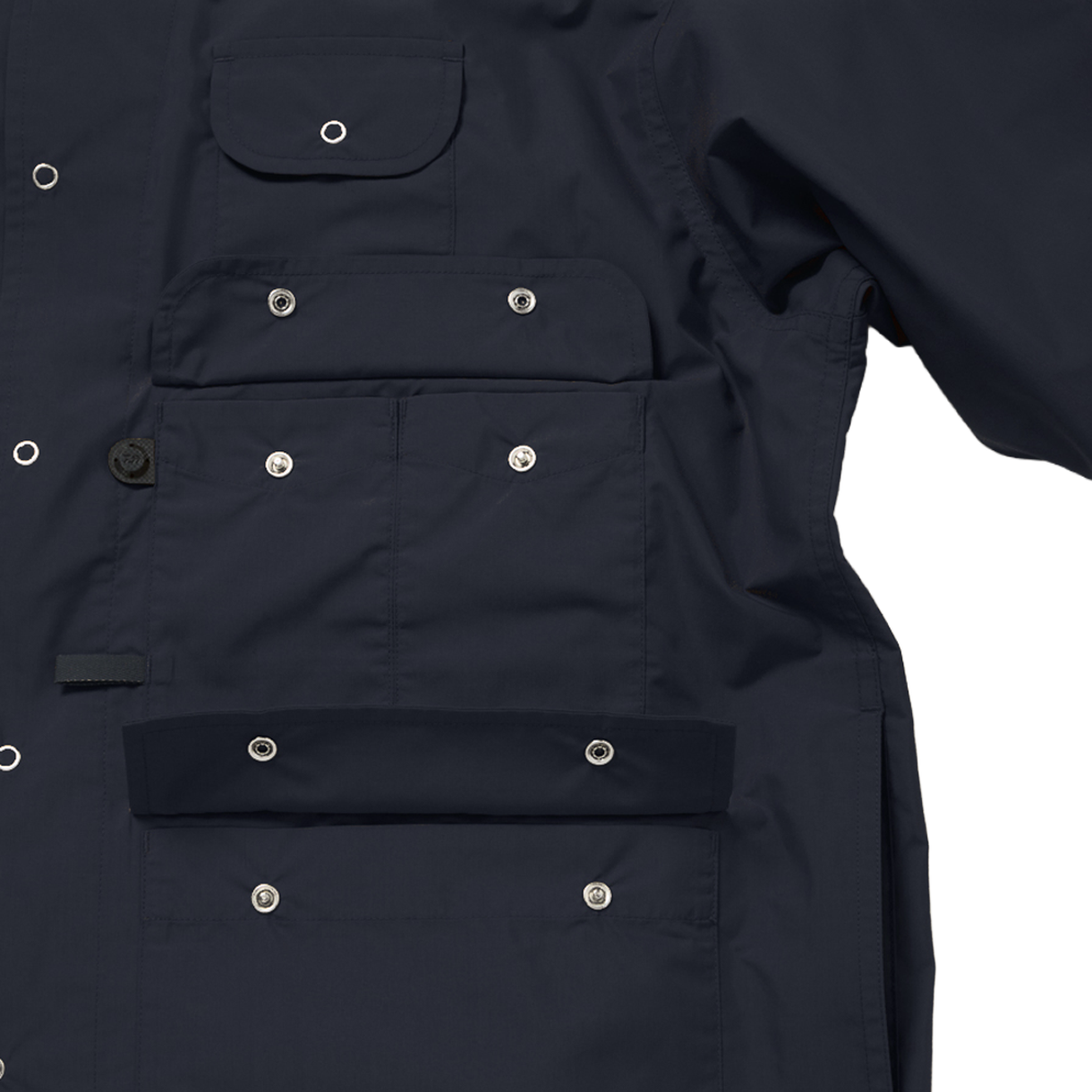 다이와 피어39 테크 멀티 피싱 포켓 셔츠 롱슬리브 솔리드 다크 네이비 - 26FW(DAIWA PIER39 Tech Multi Fishing Pocket Shirt LS Solid Dark Navy - 26FW) - 4