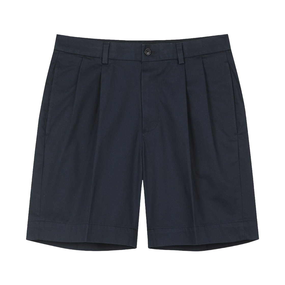 BBPSMF8234QGA BrooksBrothers Pleated Cotton Stretch Advantage Shorts Navy