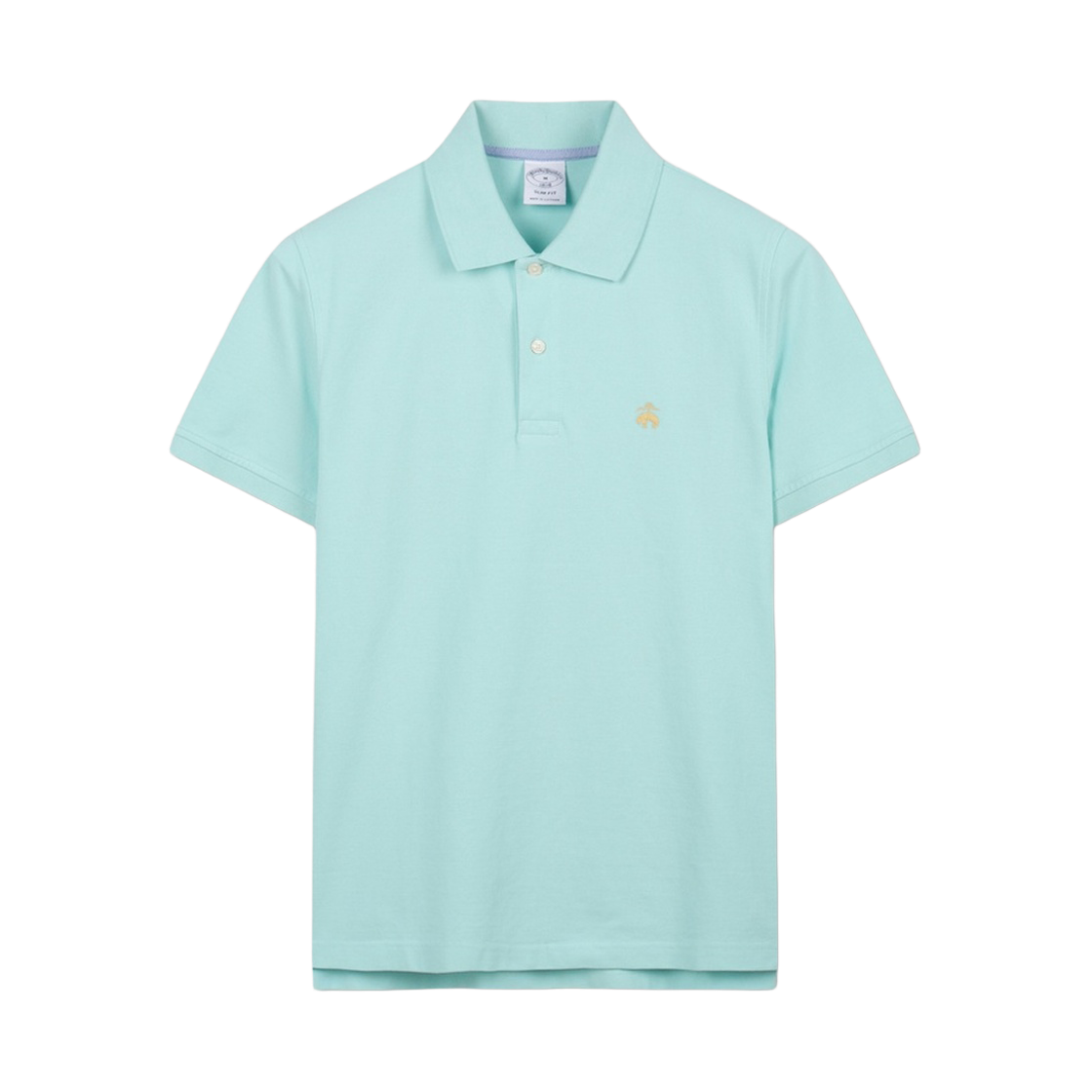 BBNTMN7778MGA BrooksBrothers Cotton Pique Polo Shirt Mint
