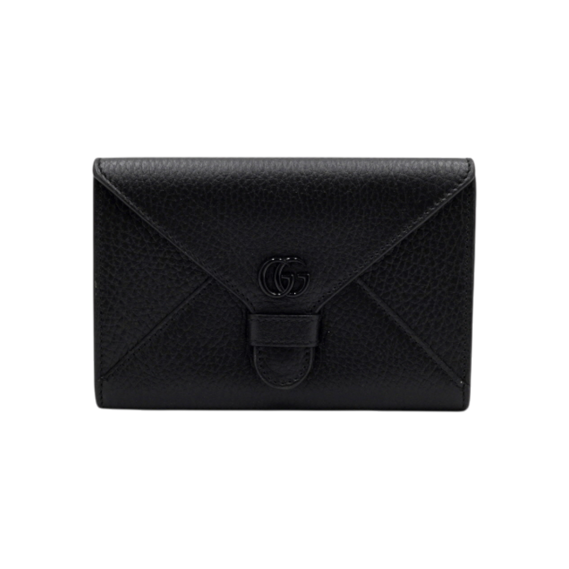 ITO2WI439GED Gucci 701072 Black GG Marmont Textured Card Holder