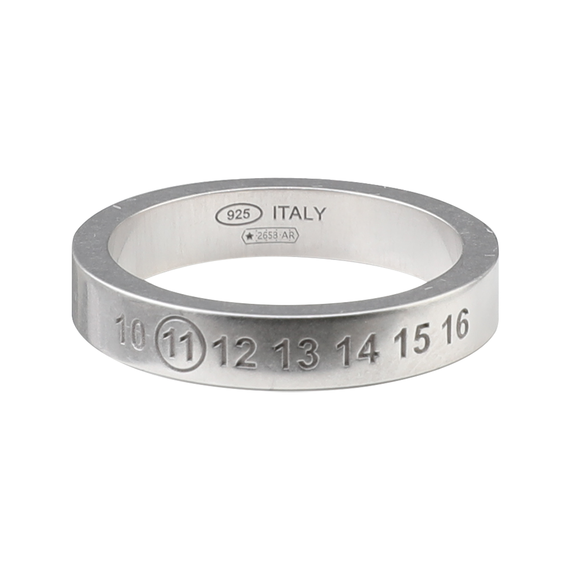 [20% 쿠폰] 메종 마르지엘라 뉴메리컬 링 실버([20% 쿠폰] Maison Margiela Numerical Ring Silver)