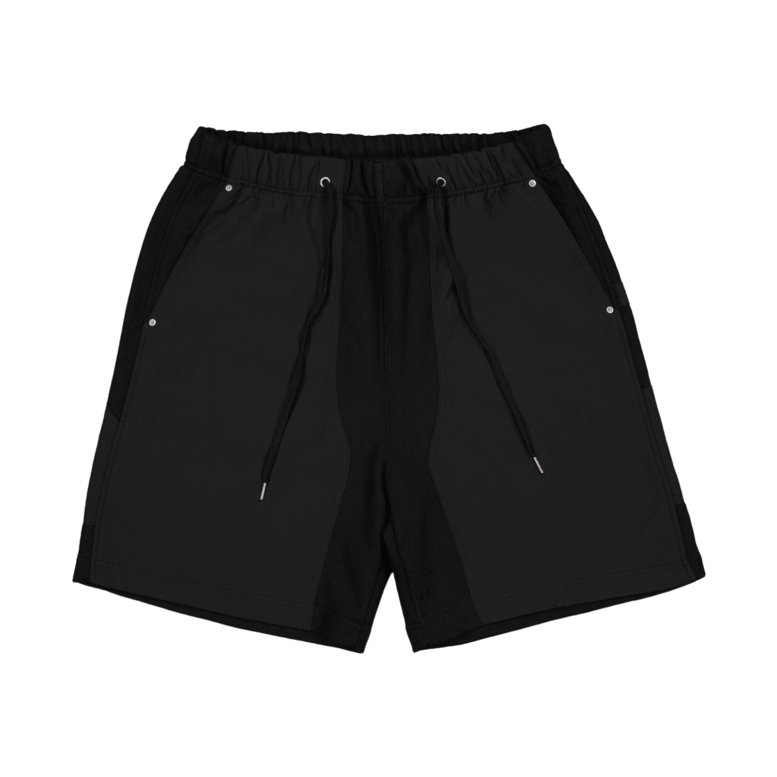 HM25SS-PT04 humorous account Work Sweat Shorts Black