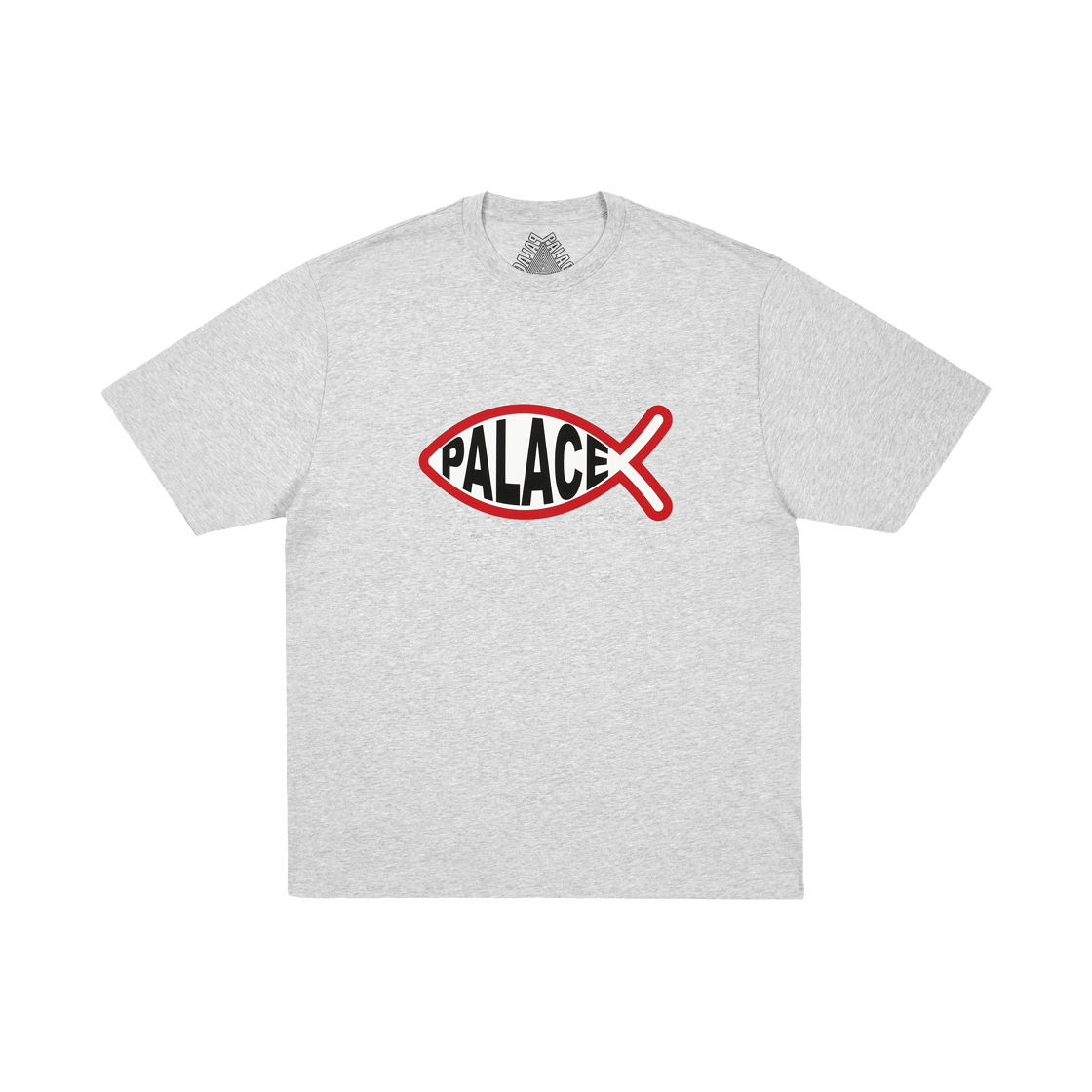 팔라스 플레이스 티셔츠 그레이 말 - 26FW(Palace Plaice T-Shirt Grey Marl - 26FW) - 1