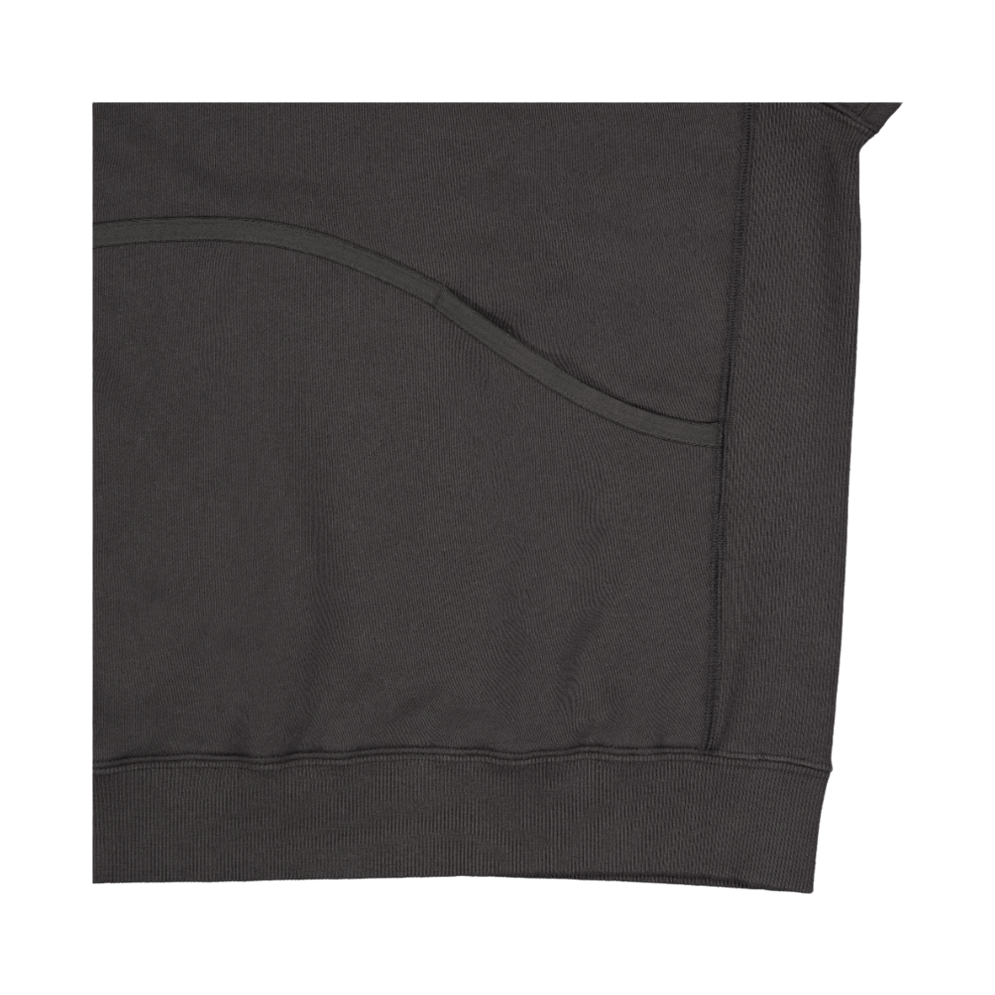 휴머러스 어카운트 웨이브 포켓 스웻 셔츠 챠콜(humorous account Wave Pk Sw Shirt Charcoal) - 4