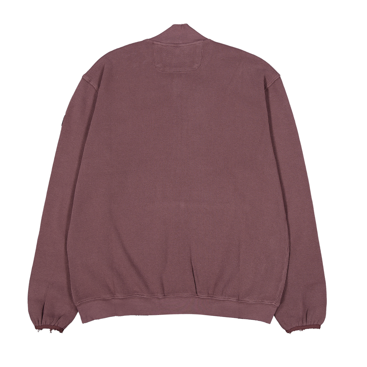 언더마이카 머슬랭거 워른 와플 집업 더스티 로즈(Undermycar Murslanger Worn Waffle Zip-Up Dusty Rose) - 3