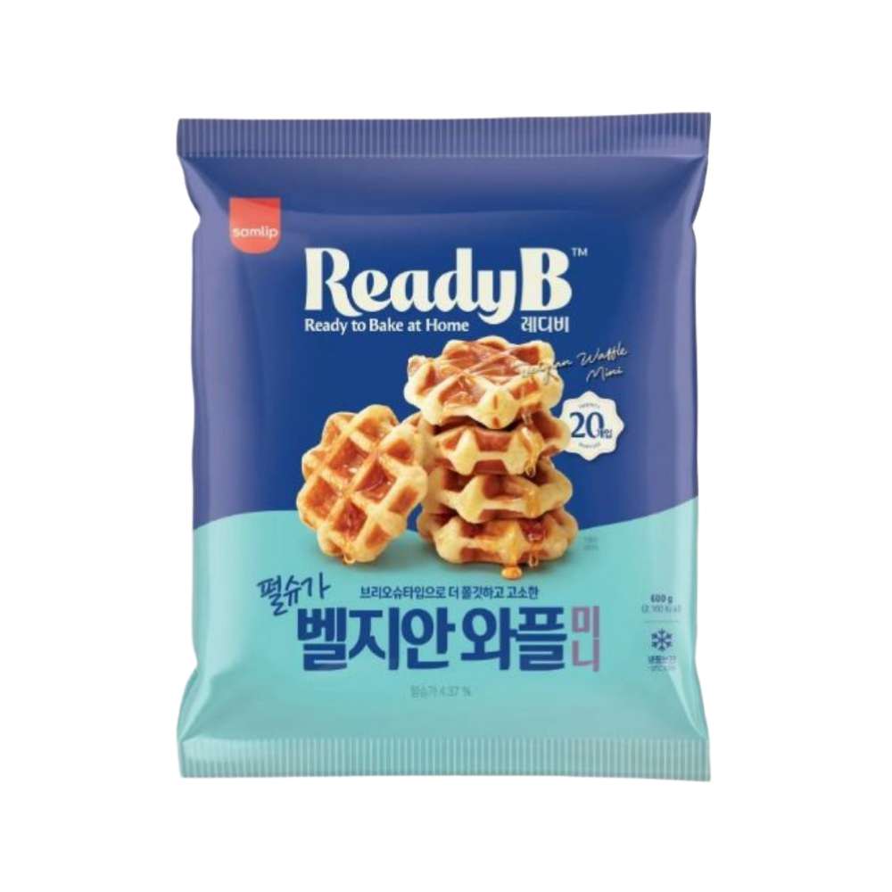 삼립 레디비 벨지안 와플 미니 600g 20개입 2봉(Samlip Ready B Belgian Waffle Mini 600g, pack of 20, 2 packs) - 1