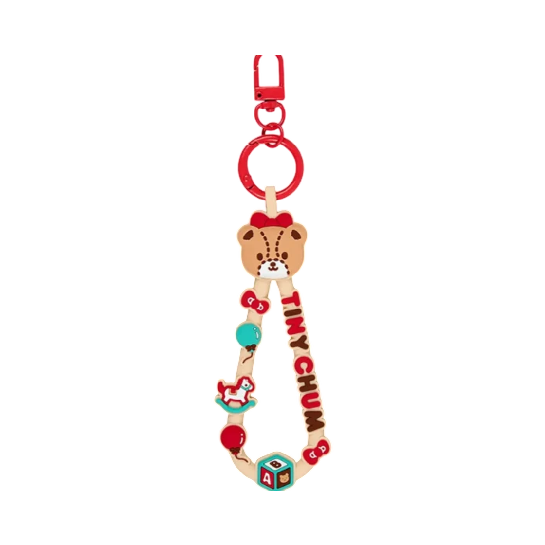 - Sanrio Rubber Cord Key Holder Tiny Chum