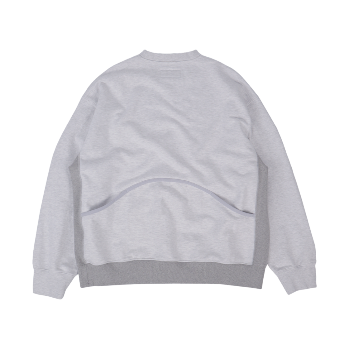 휴머러스 어카운트 웨이브 포켓 스웻 셔츠 라이트 멜란지 그레이(humorous account Wave Pk Sw Shirt Light Melange Gray) - 2