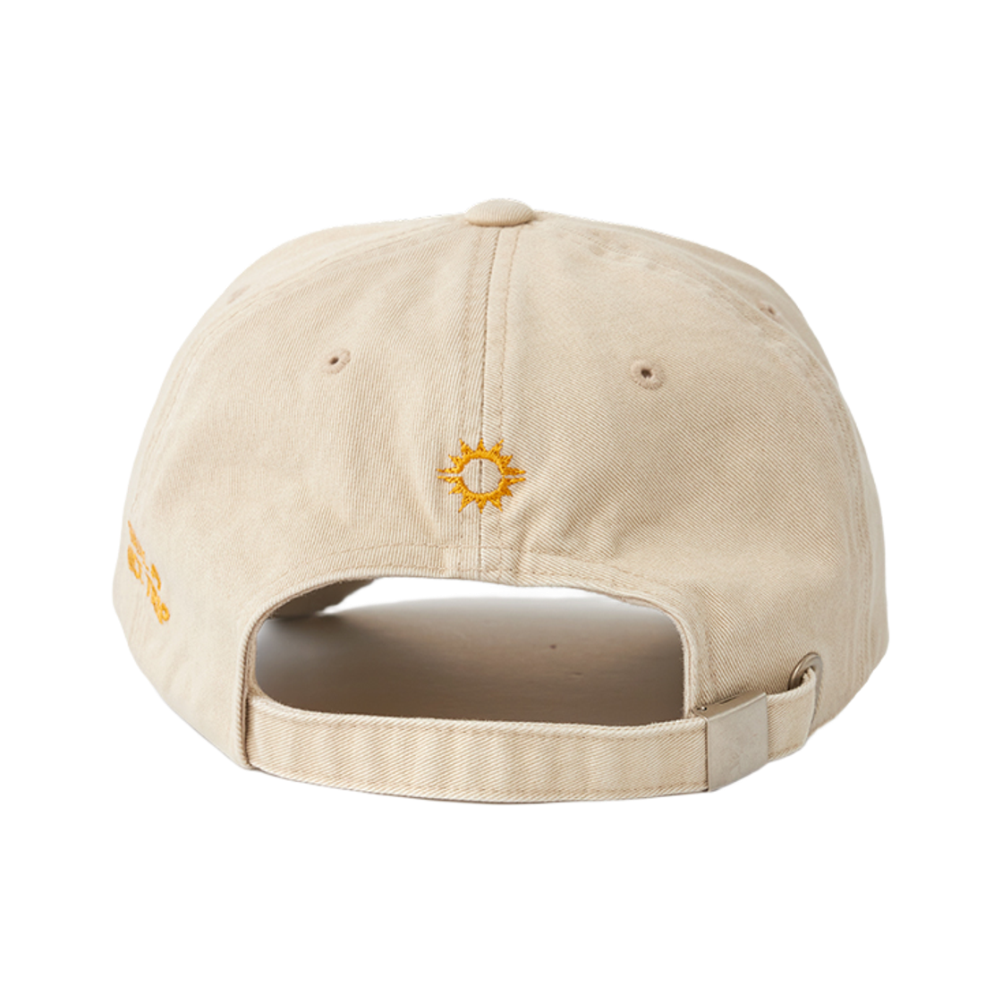 헬로선라이즈 H 로고 코튼 볼 캡 베이지(Hello Sunrise H Logo Cotton Ball Cap Beige) - 3