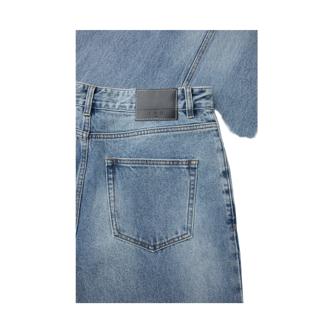 이로 라르주 와이드핏 데님팬츠 블루(Iro Larges Wide Fit Denim Pants Blue) - 6