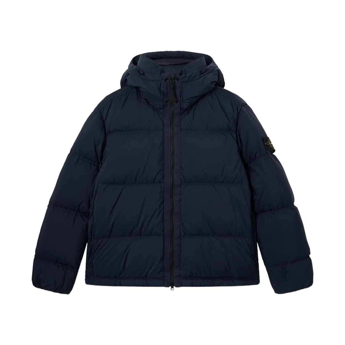 L2S1541000-13S0483-V0020 Stone Island 4100013 Matt Ripstop Cordura Advanced Fabrics Tear-Resistant Down Jacket with Detachable Hooded Navy Blue - 26FW