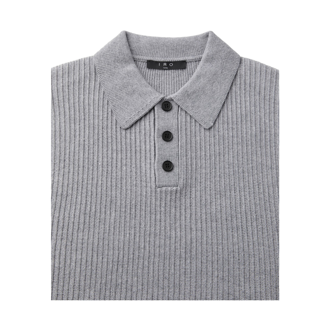이로 오리스 리브드 카라 니트 스웨터 그레이(Iro Oris Ribbed Collar Knit Sweater Gray) - 4