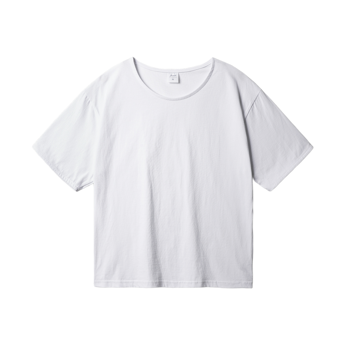 KJST2691_white_29 JEMUT Boy Crop U-Neck Short Sleeve White KJST2691