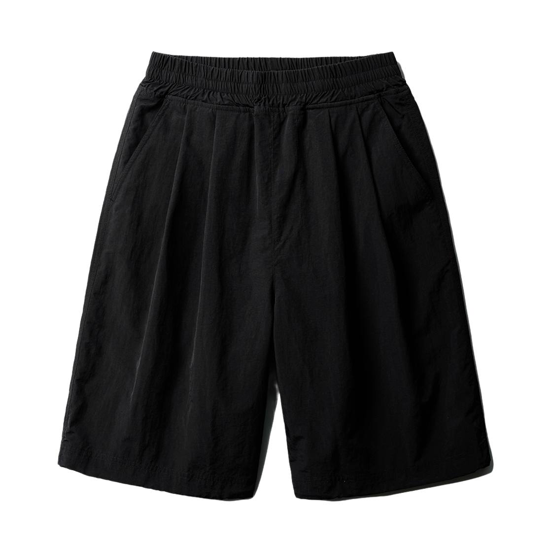 OYSP2566_black_291 JEMUT Easy Summer Nylon Half Pants Black OYSP2566