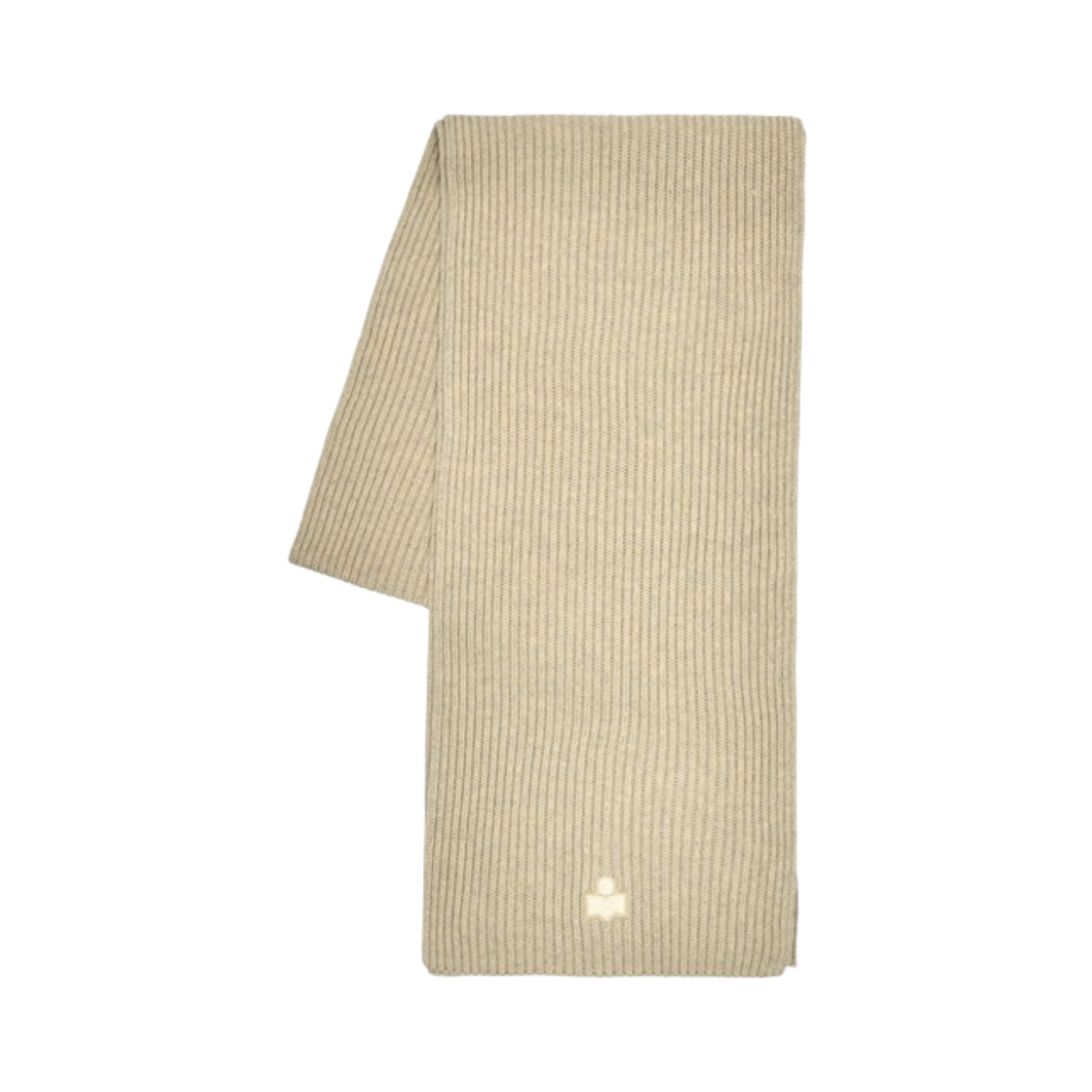 EC136MFA-D1D02A-02LY Isabel Marant Logo Muffler Light Grey - 26SS