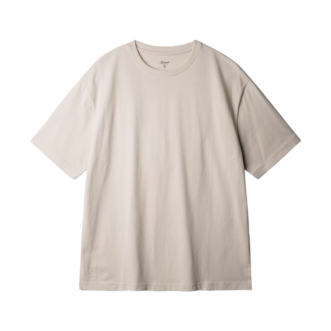 제멋 위캔드 실켓 스탠다드 반팔티셔츠 라이트베이지 OYST2617(JEMUT Weekend Silket Standard Short T-shirt Lightbeige OYST2617) - 1