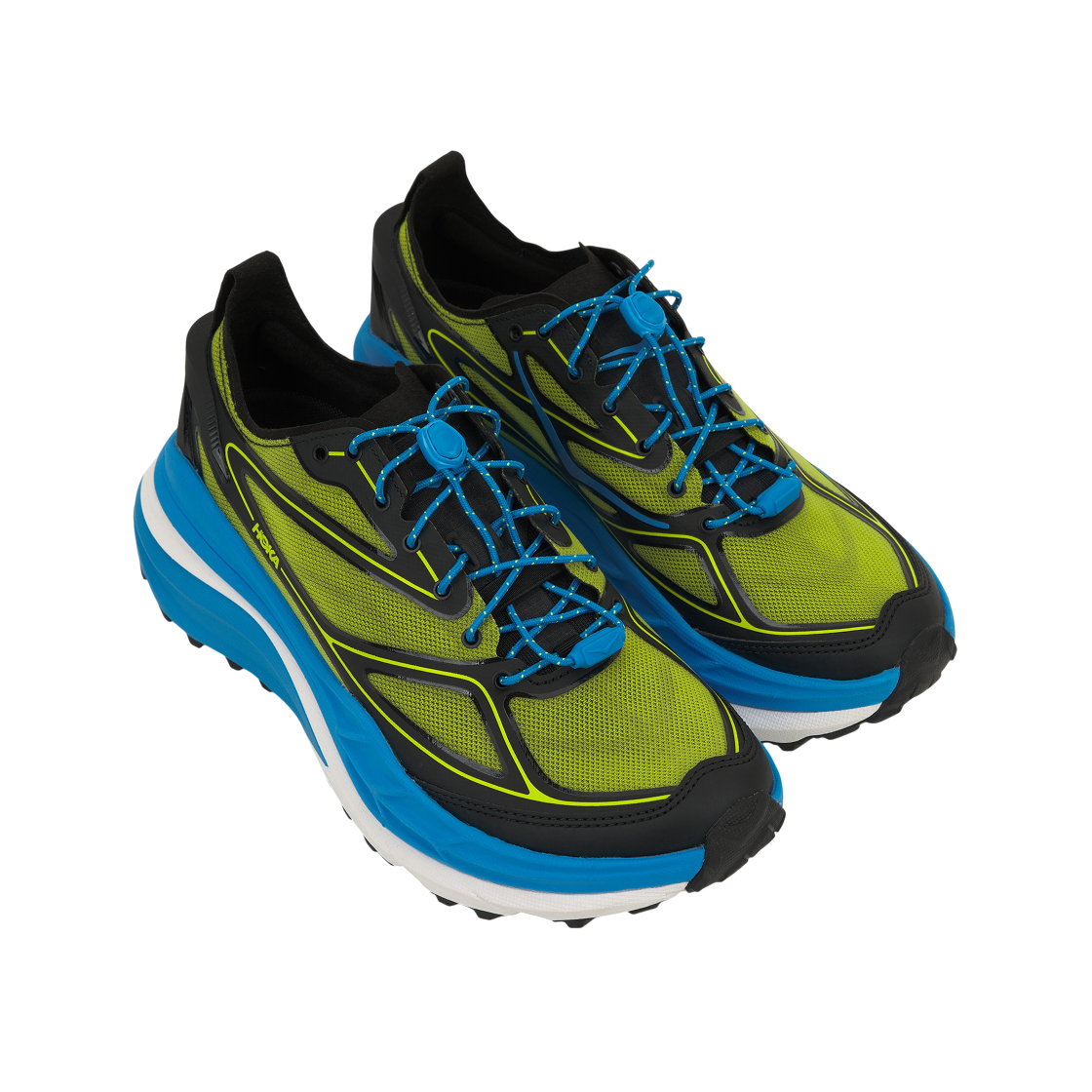 호카 스틴슨 원7 블랙 스카이워드 블루(Hoka Stinson One7 Black Skyward Blue) - 4