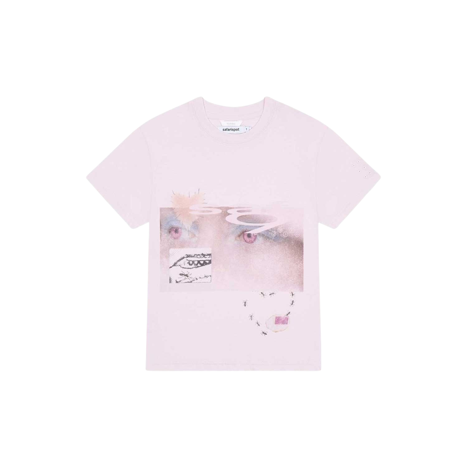 사파리스팟 X 구미코 심볼 티셔츠 (핑크)(Safarispot X 9umiko Symbol T-Shirt (Pink)) - 1