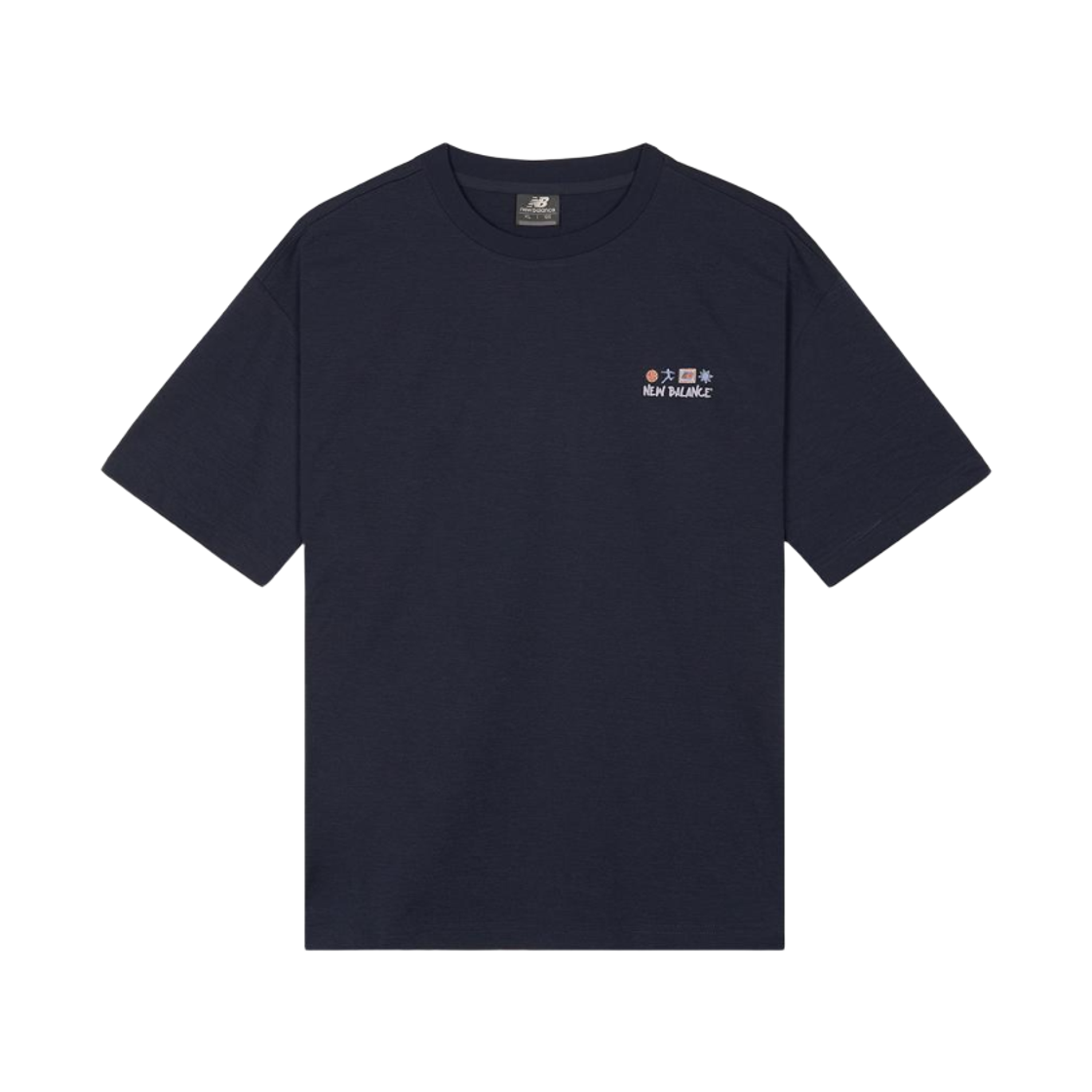 뉴발란스 써니 레이니 일러스트 숏슬리브 티셔츠 네이비(New Balance Sunny Rainy Illust Short Sleeve T-Shirt Navy) - 2