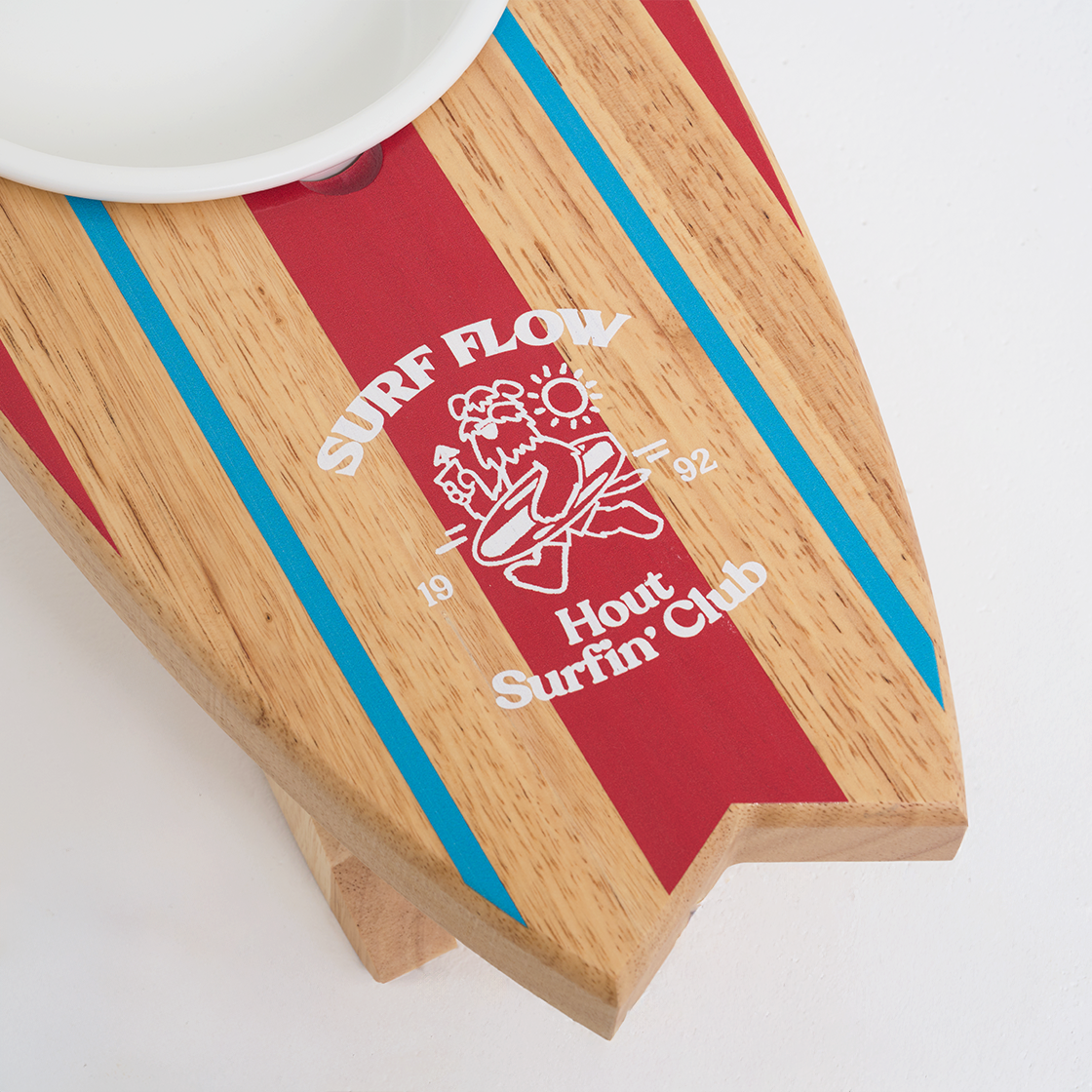하웃 서핑보드 트윈 펫 밀 세트(HOUT Surfboard Twin Bowl Dog Feeder) - 3