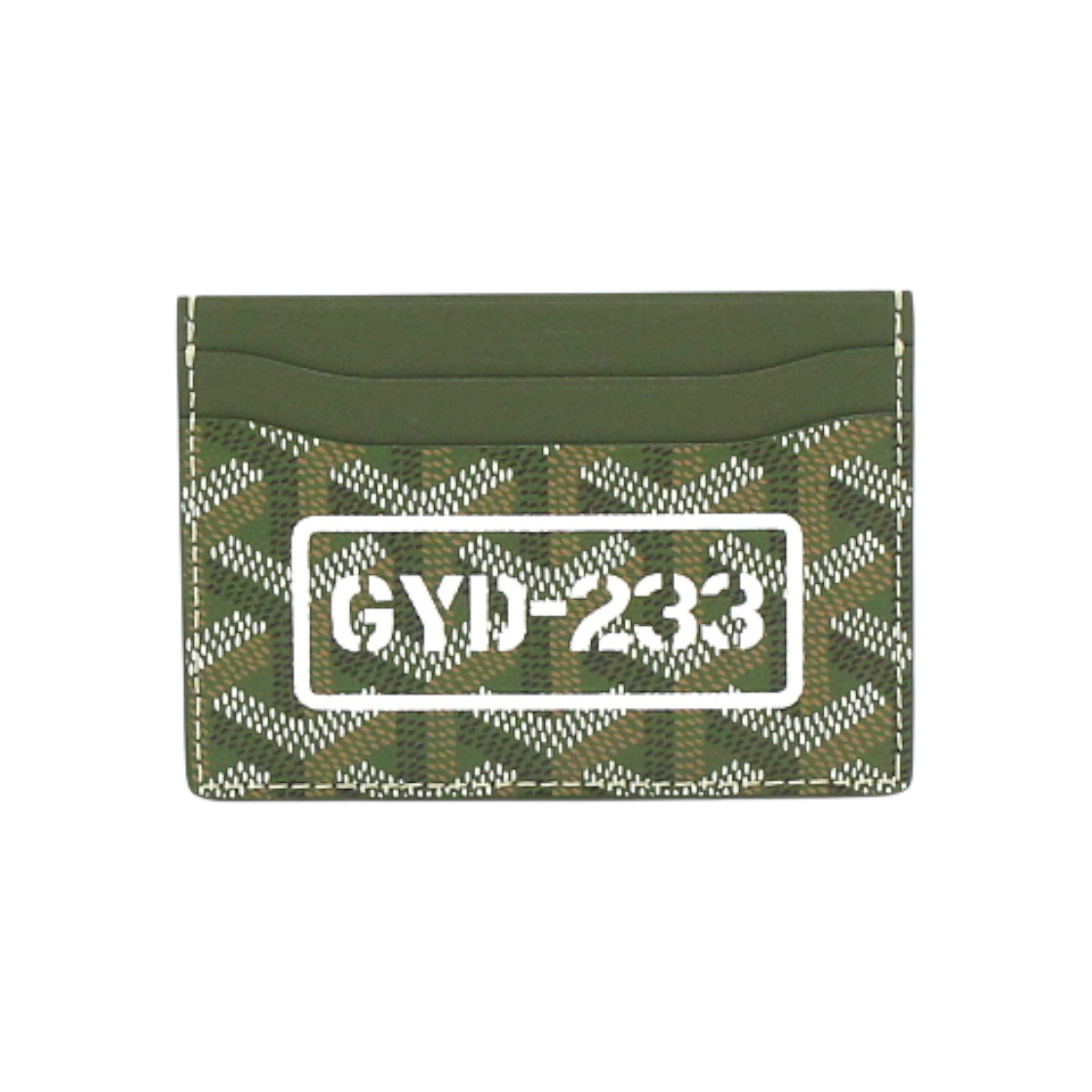 ITBFCPJPT4PN Goyard Limited Edition Saint Sulpice Khaki Cardholder