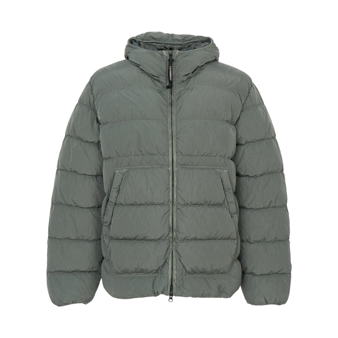 21CMOW011A005904G950 C.P. Company Chrome-R Goggle Down Jacket Castor Grey - 26FW