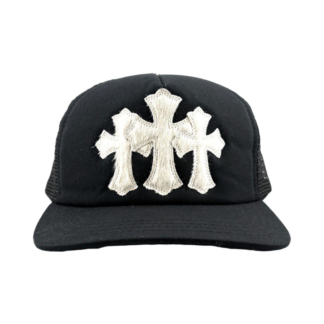 더도산 크롬하츠 3송치 패치 캡(the dosan_ Chrome Hearts 3 Patches Cross Cap)
