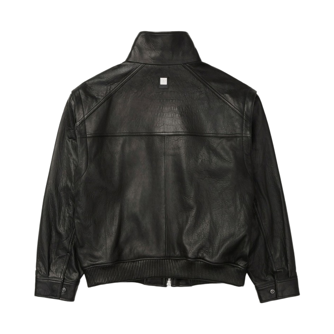 이로 오 하이넥 가죽 점퍼 블랙(Iro Haut High Neck Leather Jumper Black) - 3