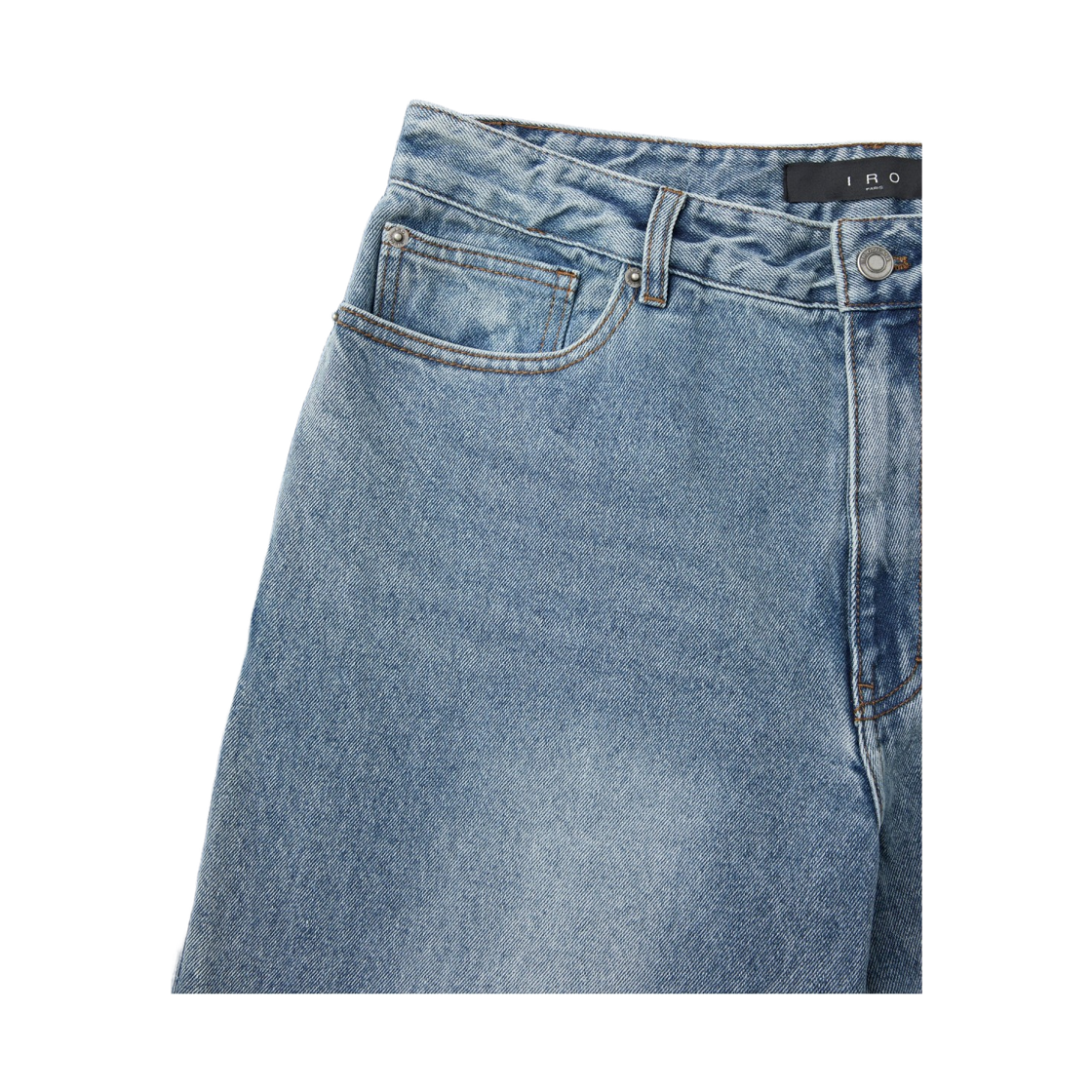 이로 라르주 와이드핏 데님팬츠 블루(Iro Larges Wide Fit Denim Pants Blue) - 5