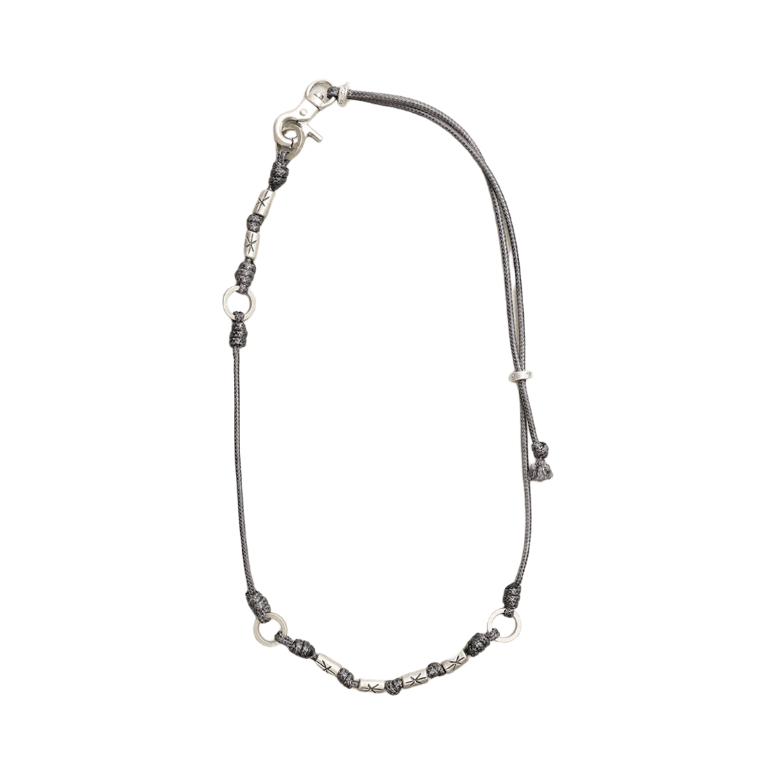 토우토우아카이브 액시스 목걸이 차콜(TOWTOW.ARCHIVE Axis Necklace Charcoal)
