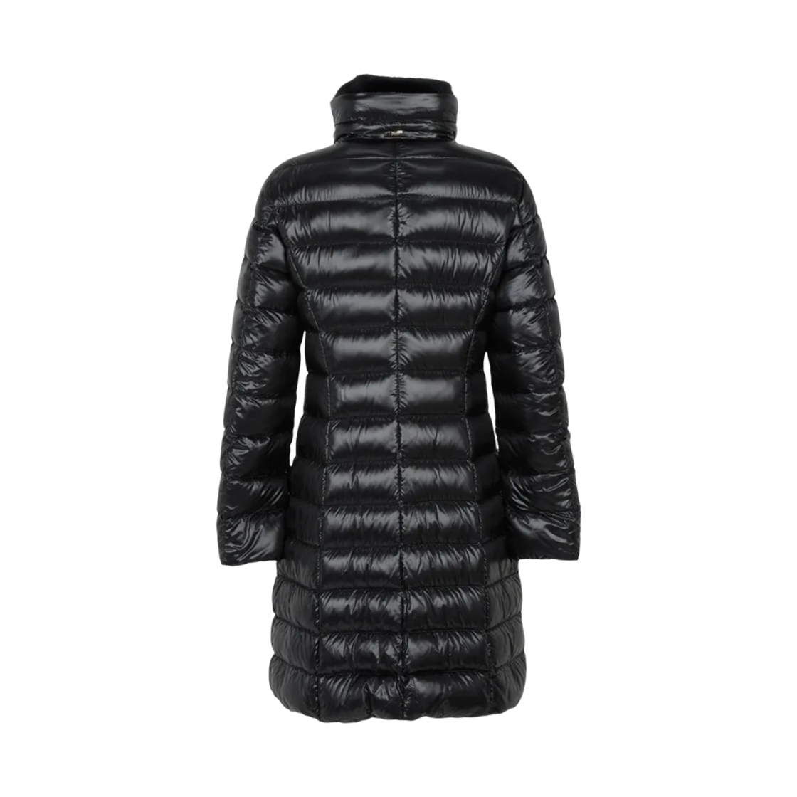 (W) 에르노 엘리사 롱 구스다운 자켓 블랙((W) Herno Elisa Long Goose Down Jacket Black) - 2
