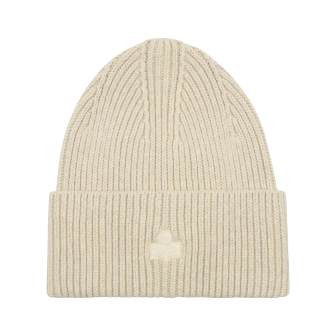 BE037MFB-D1D02A-02LY Isabel Marant Logo Beanie Light Grey - 26SS