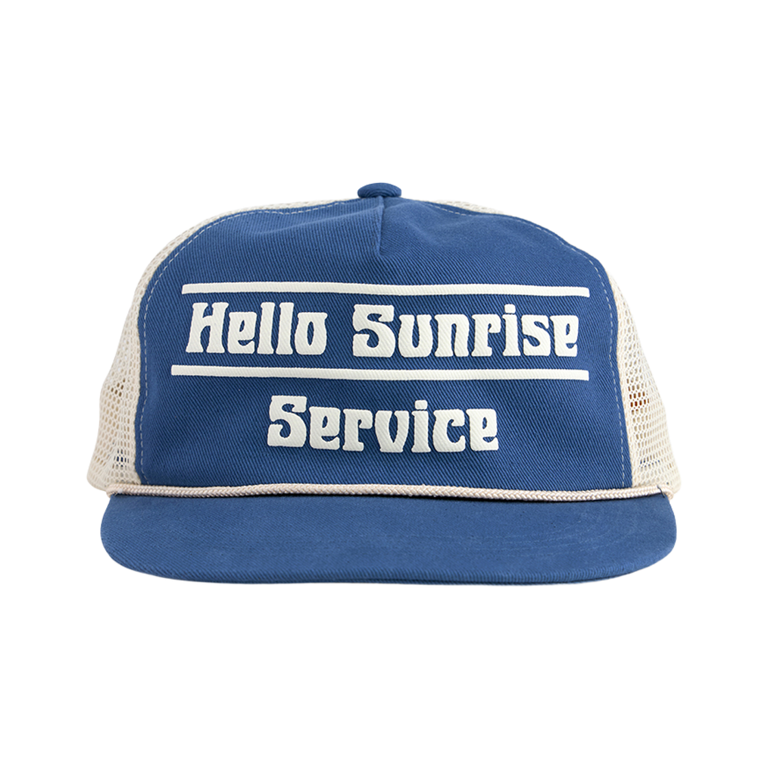 헬로선라이즈 서비스 로고 5패널 메쉬 캡 블루(Hello Sunrise Service Logo 5P Mesh Cap Blue)