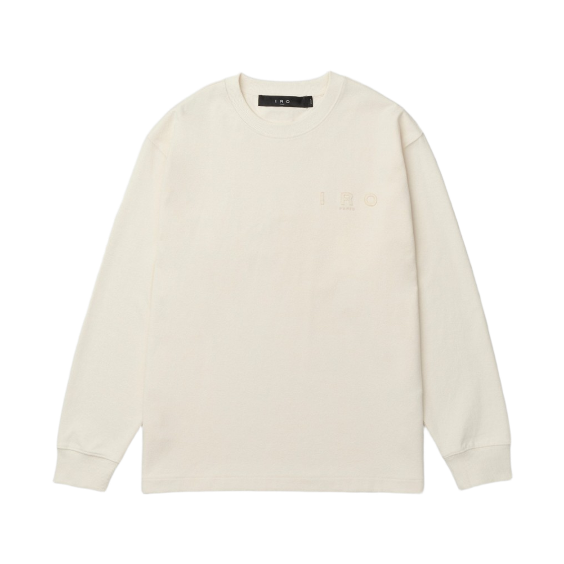 이로 리바주 테리 로고 긴팔 티셔츠 아이보리(Iro Rivage Terry Logo Long Sleeve T-Shirt Ivory) - 2