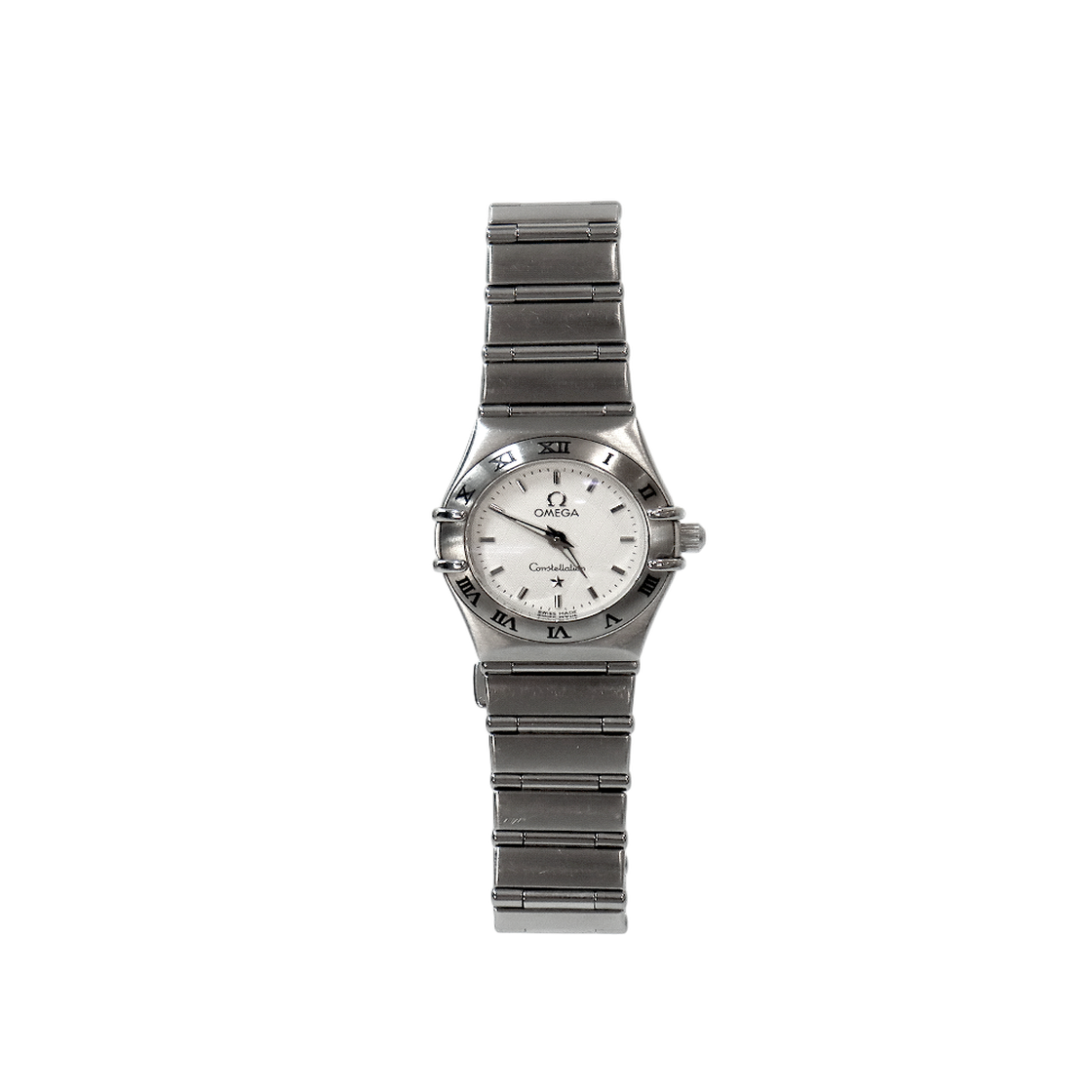 오메가 22mm 컨스틸레이션 스틸 쿼츠 시계 A-B60230(Omega Constellation Steel Quartz Watch A-B60230)