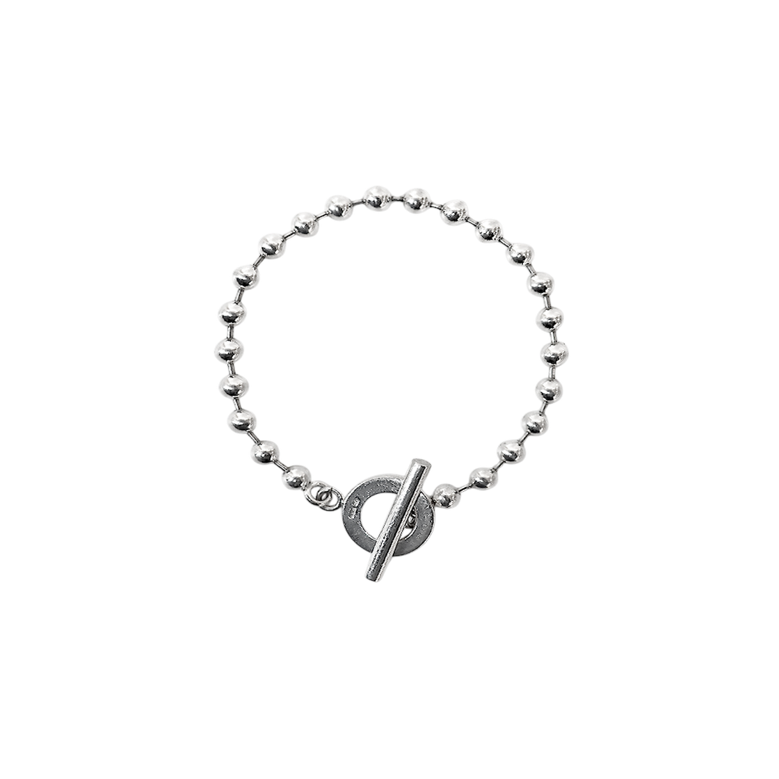 ITETJEROJHPH Gucci Round Bar Silver Bracelet A-B63747