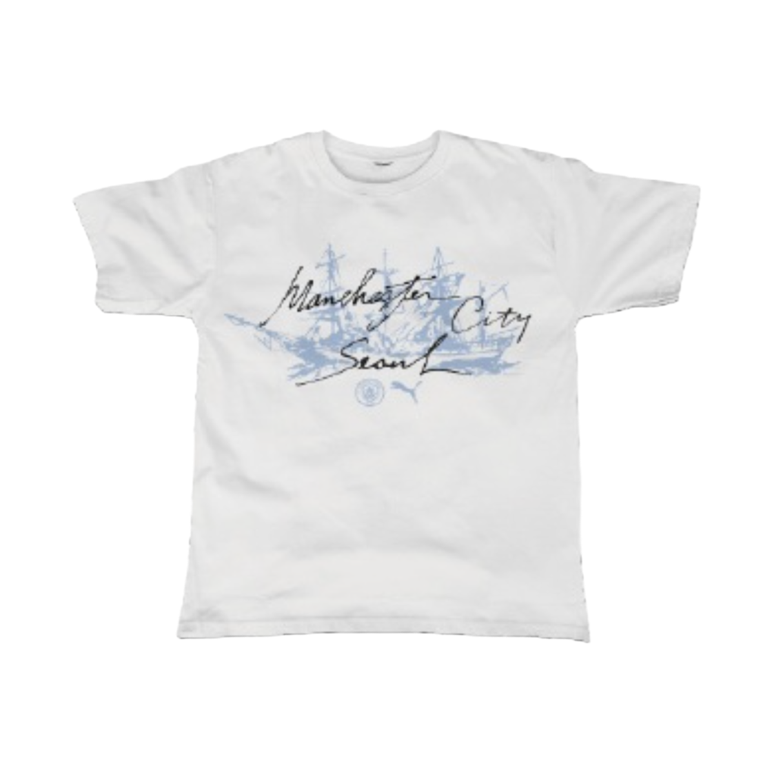 푸마 맨체스터 시티 POV 스페셜 티셔츠 화이트(Puma Manchester City POV Special T-Shirt White) - 1