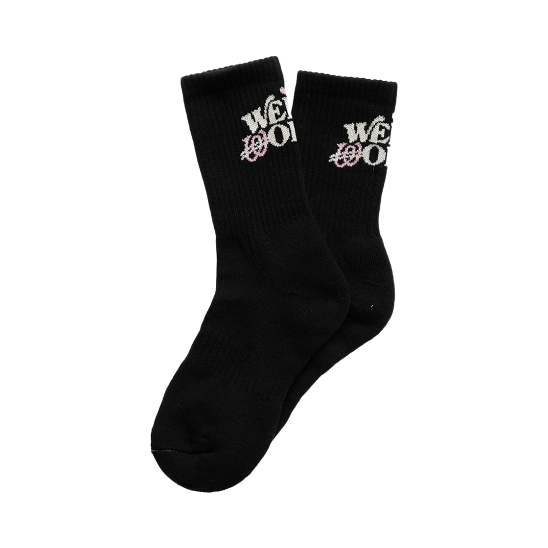 위얼드월드 아크로고 양말 블랙(Weird World Acro Logo Socks Black)