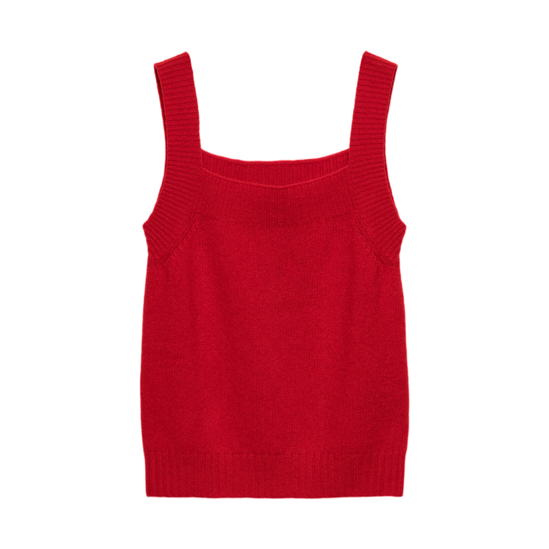 프라다 셰틀랜드 울 탱크탑 레드(Prada Shetland Wool Tank Top Red)