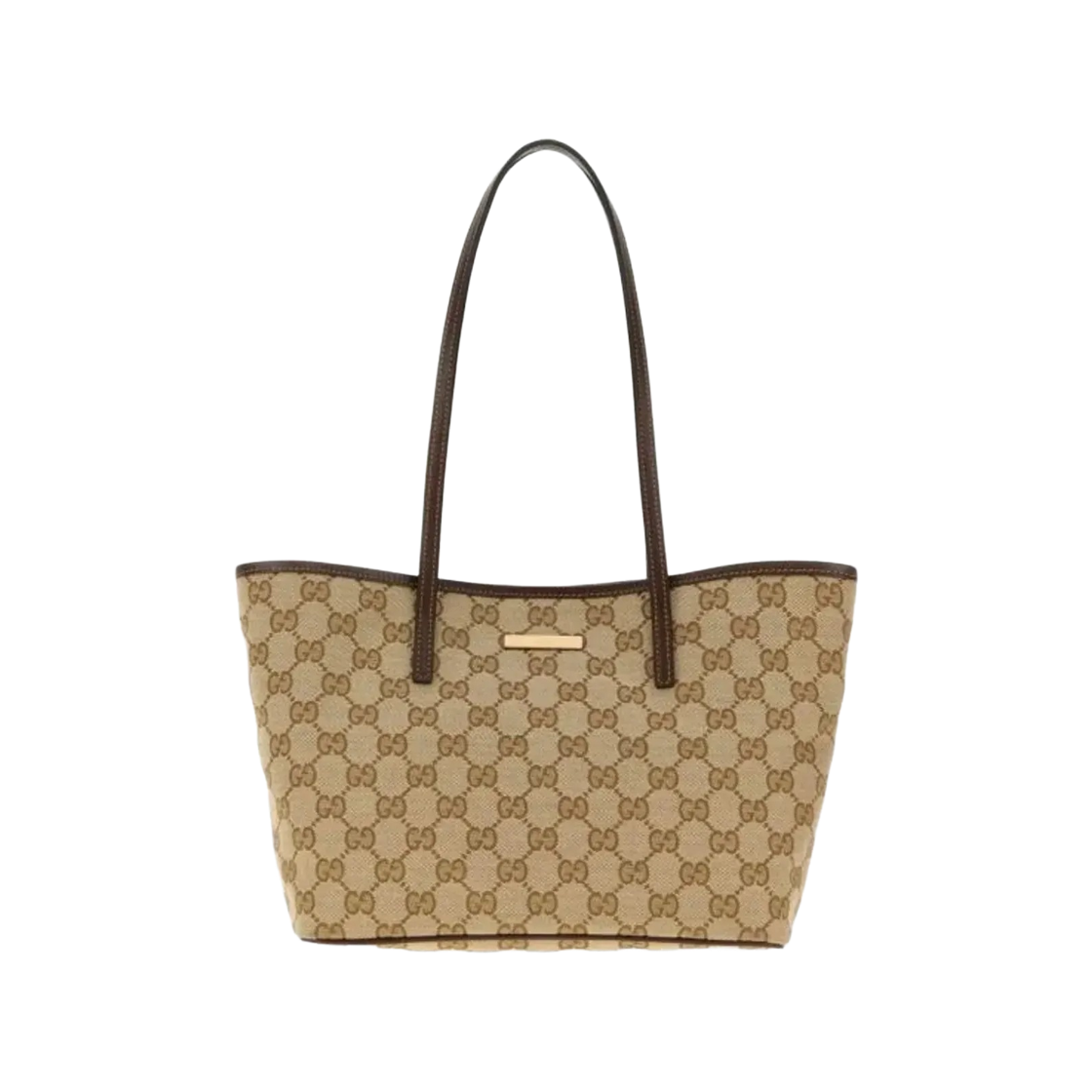 875236-FAF7Y-9651 Gucci Tribeca Small Tote Bag Sand Brown Canvas