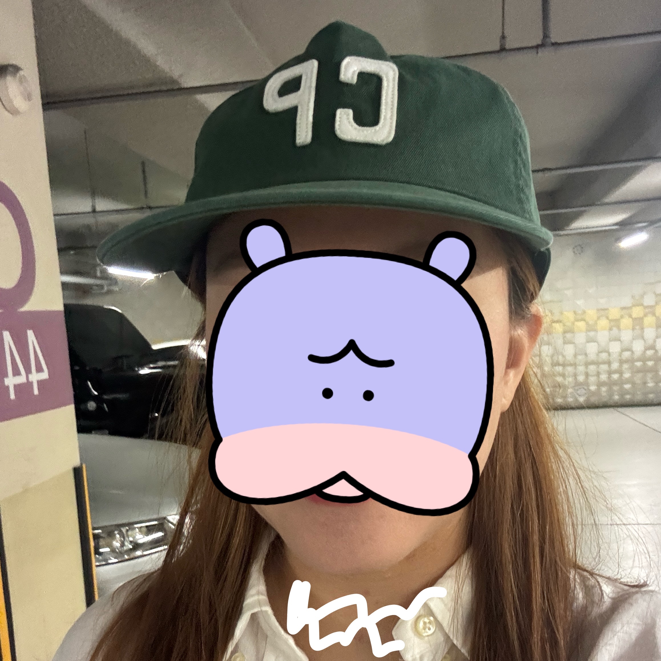 Collect Pieces CP 5 Panel Cap Green 착용 스타일